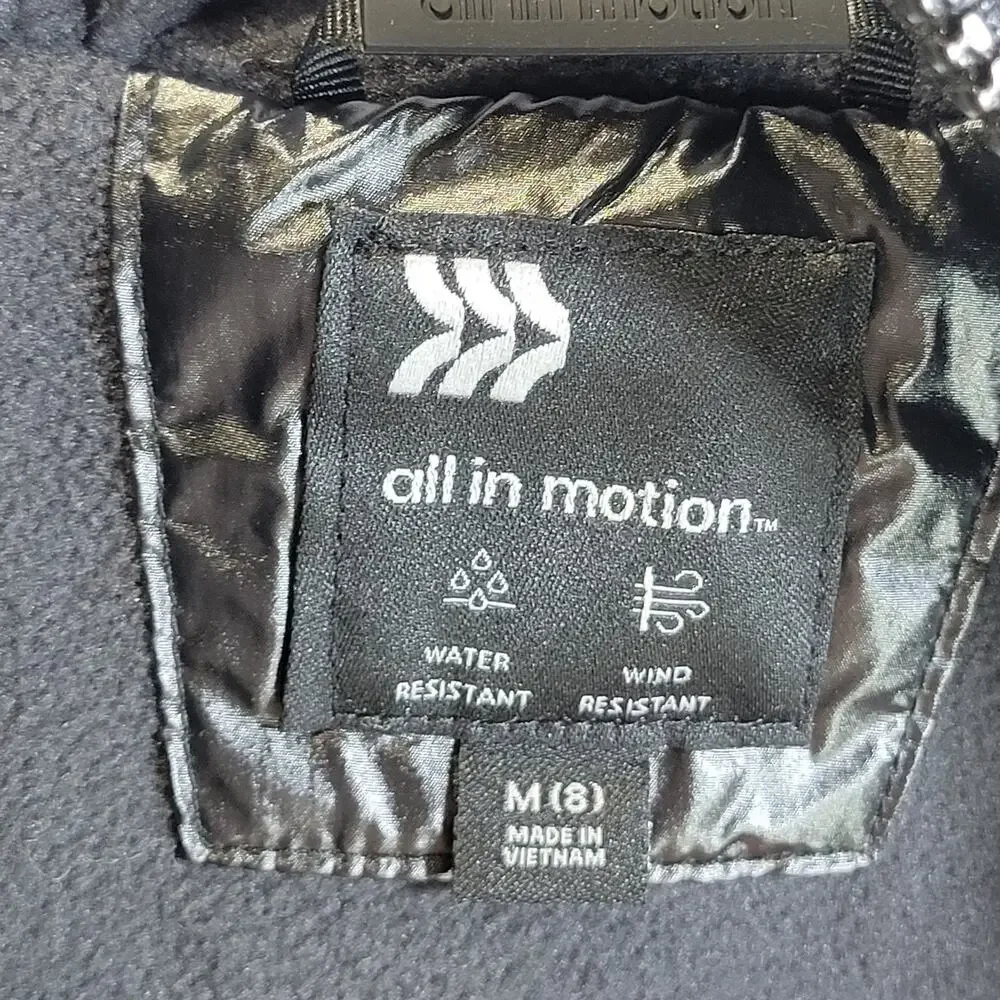 All in Motion Kids Puffer Jacket, Black, Size M, NWT